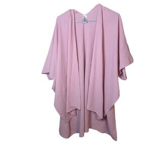 Unbranded Pink Open Front Kimono One Size